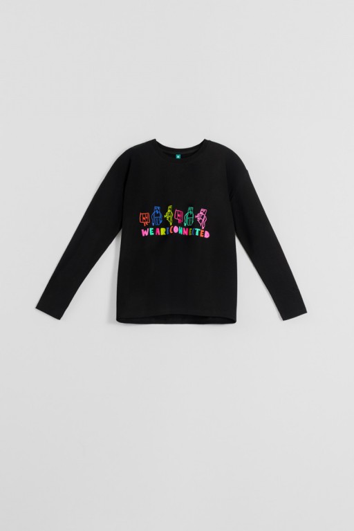 ¡ ÚLTIMA ! CAMISETA OVERSIZE WE ARE CONNECTED