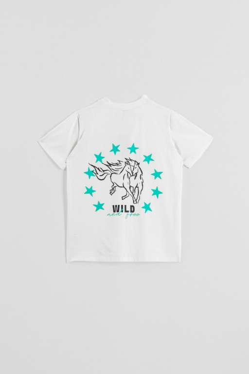 CAMISETA " WILD AND FREE"
