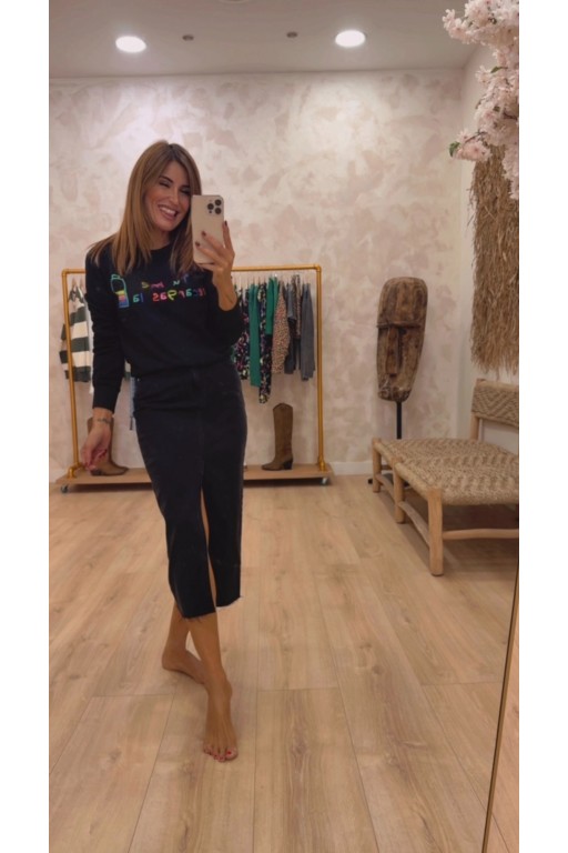 ¡ REPOSICIÓN ! FALDA INDIANA BLACK DENIM