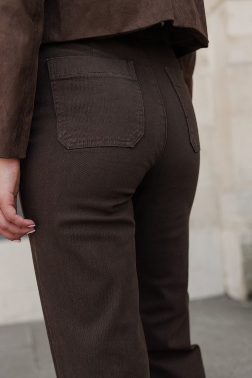 ¡ REPOSICIÓN! JEANS BOTTONS CHOCOLATE