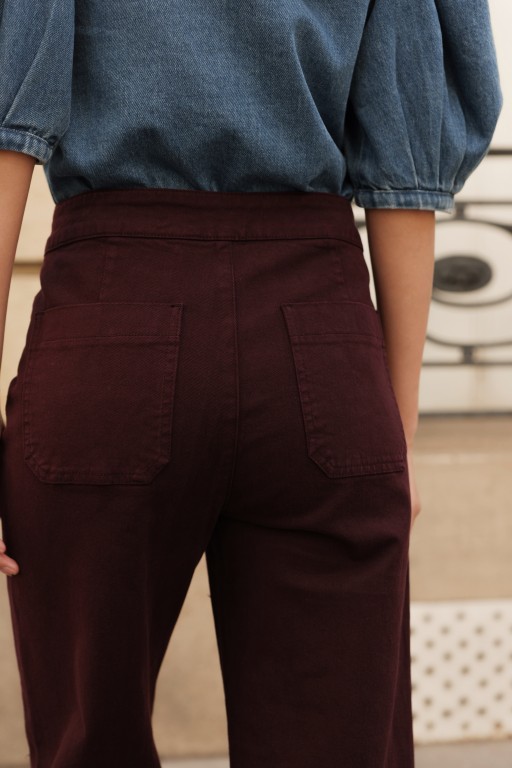 ¡ REPOSICIÓN TODAS LAS TALLAS !  JEANS BOTTONS WINE