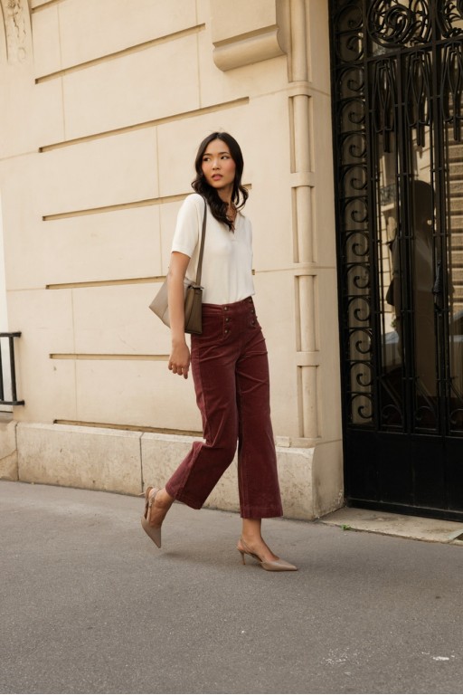 JEANS BOTTONS PARIS CARMIN