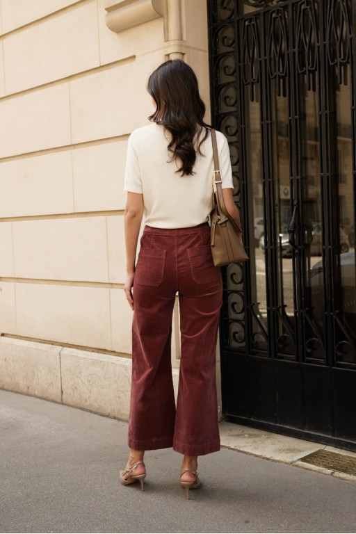 JEANS BOTTONS PARIS CARMIN