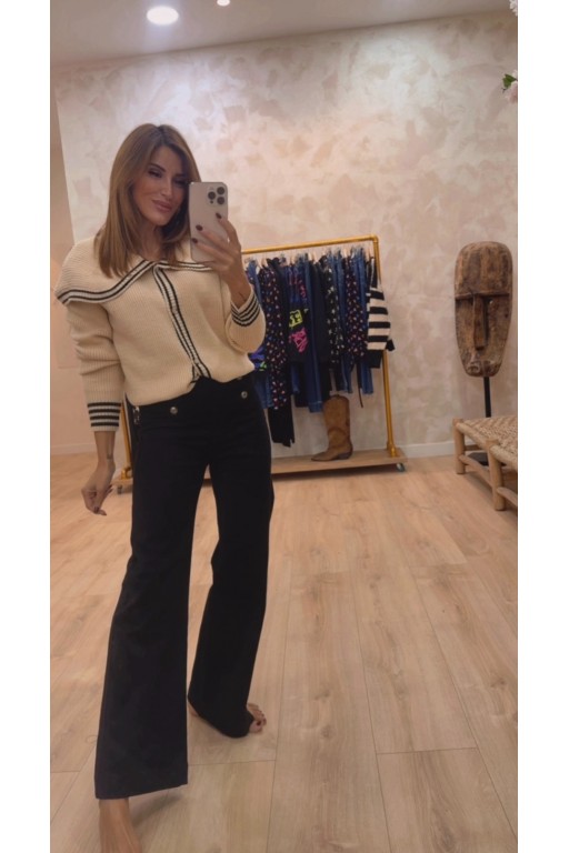 ¡ REPOSICIÓN TODAS LAS TALLAS ! JEANS BOTTONS BLACK DARK