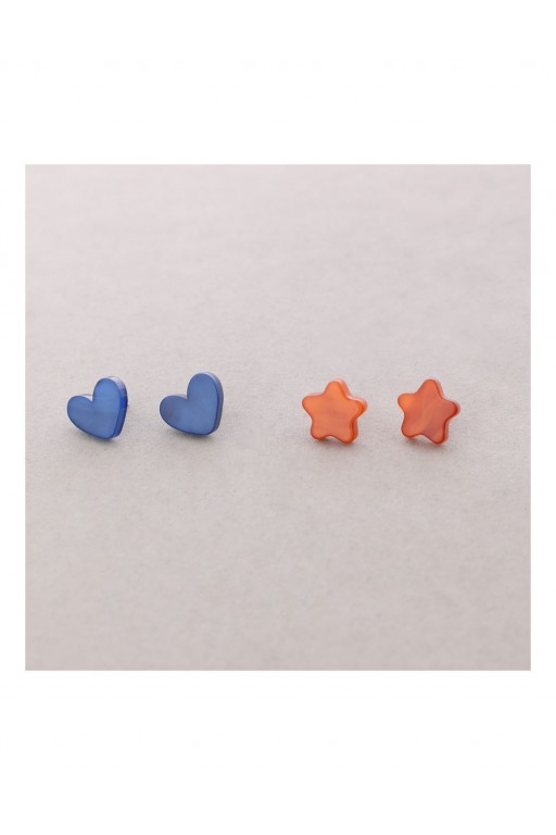 PENDIENTES COMBI STAR CALABAZA