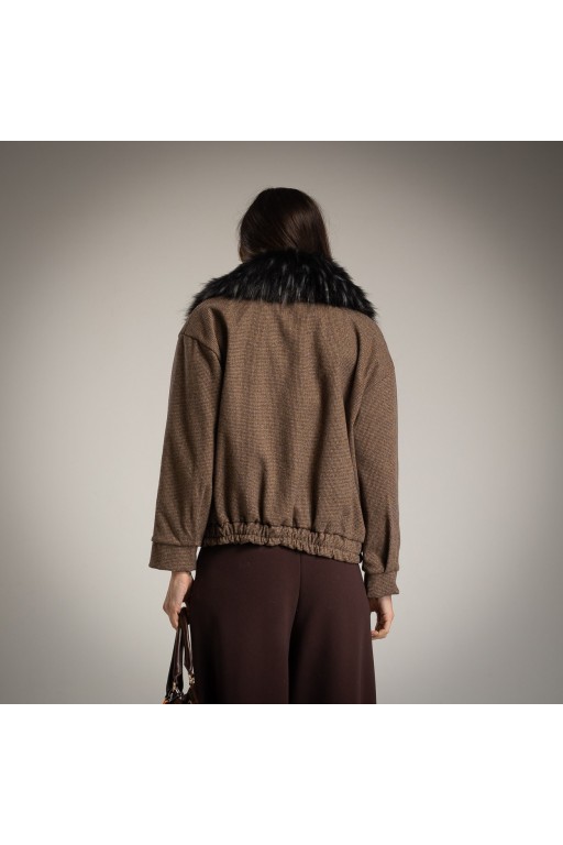 ¡ ÚLTIMA ! CHAQUETA AVIATOR BROWN