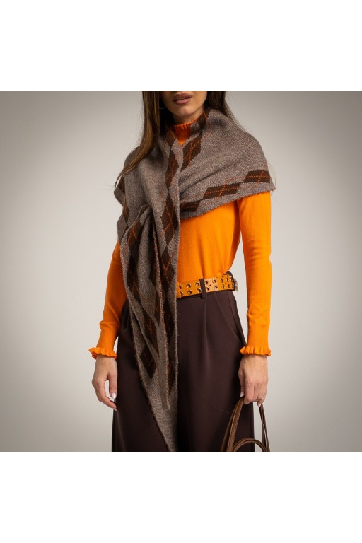 ESTOLA BUFANDA CHOCOLATE