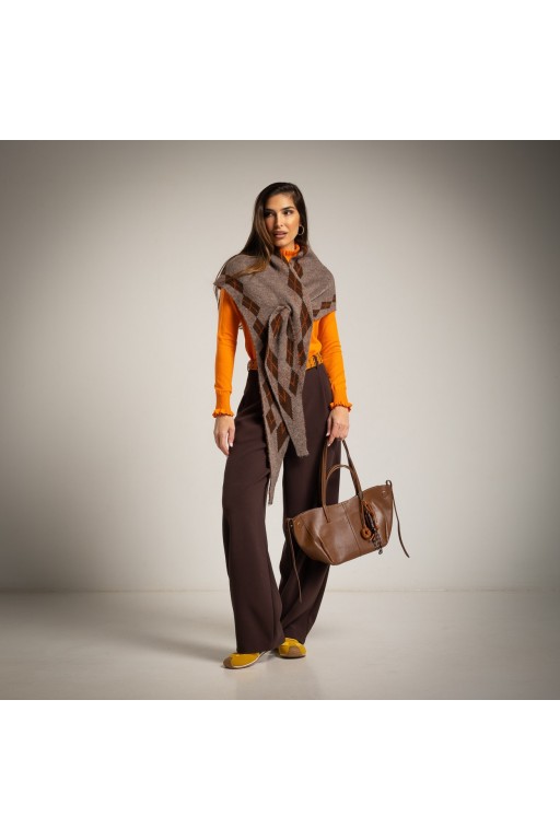 ESTOLA BUFANDA CHOCOLATE