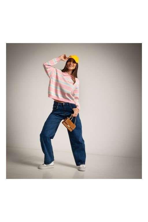 JERSEY POLO COTTON CANDY