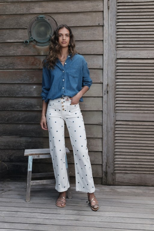 PANTALÓN DOTS NAVY