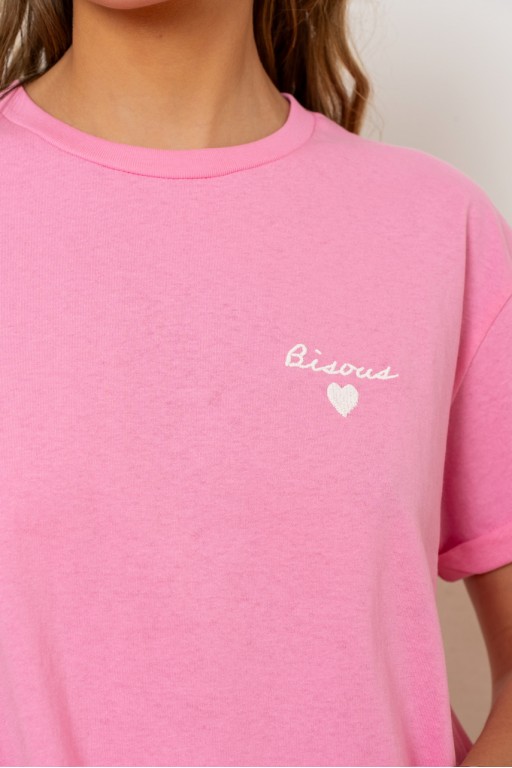 CAMISETA BESOS PINK
