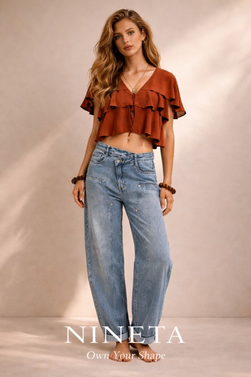 ¡ REPOSICIÓN ! JEANS BAGGY NINETA